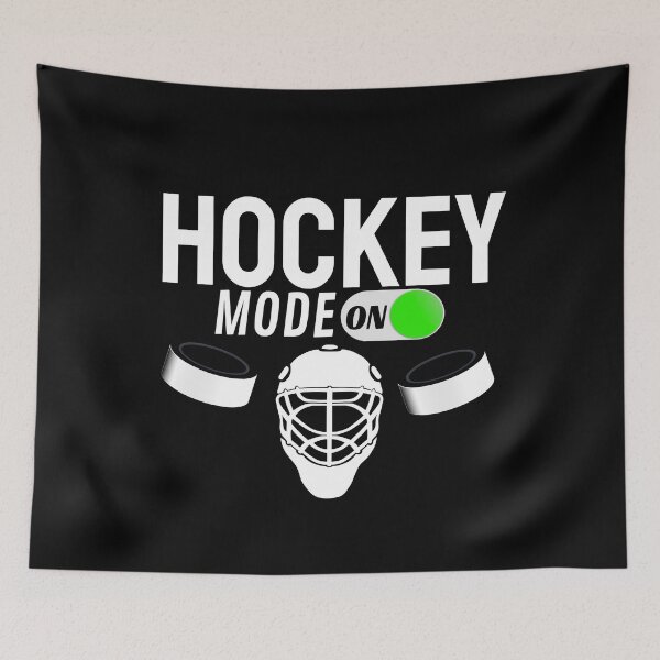 Item preview, Hockey Mode ON Goalie Pucks designed and sold by jacks-tees.