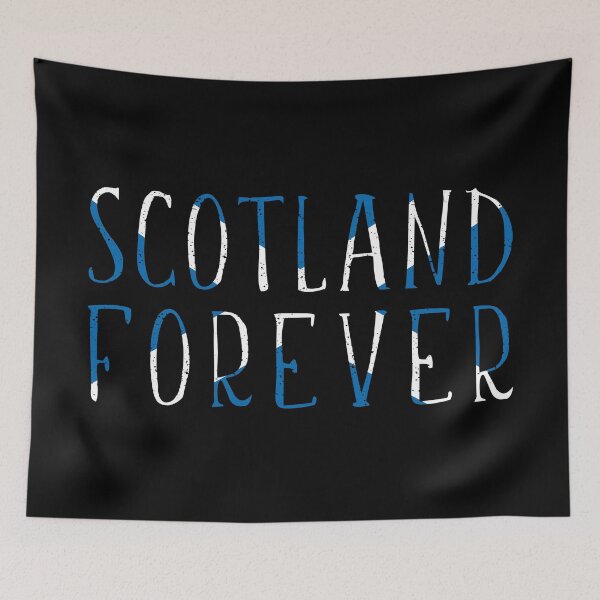 Item preview, ESCOCIA PARA SIEMPRE, lema de texto de la bandera de Saltire designed and sold by MacPean.