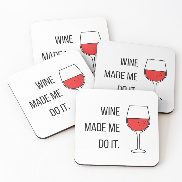 Item preview, Wine Made Me Do It, Wine Glass designed and sold by RoJor.