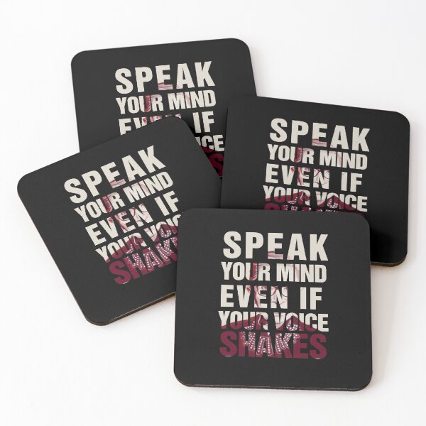 Item preview,   Ruth Bader Speak Your Mind Even If Your Voice Shakes notorious rbg designed and sold by AmalGr.