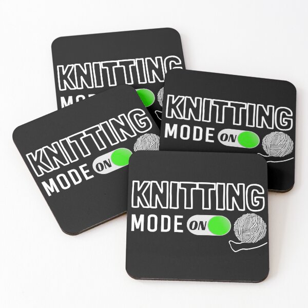 Item preview, Knitting Mode ON designed and sold by jacks-tees.
