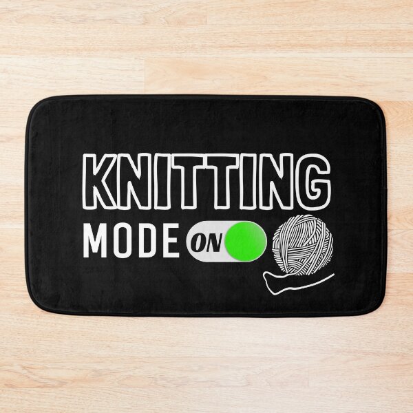 Item preview, Knitting Mode ON designed and sold by jacks-tees.