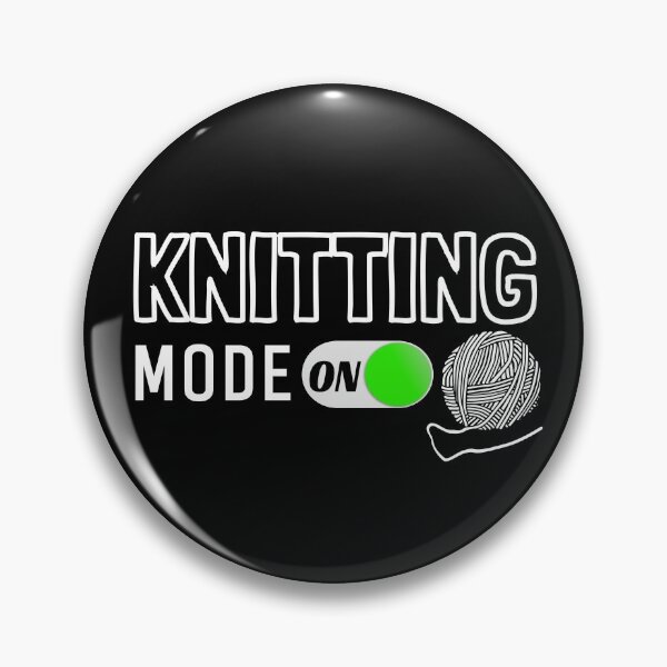 Item preview, Knitting Mode ON designed and sold by jacks-tees.