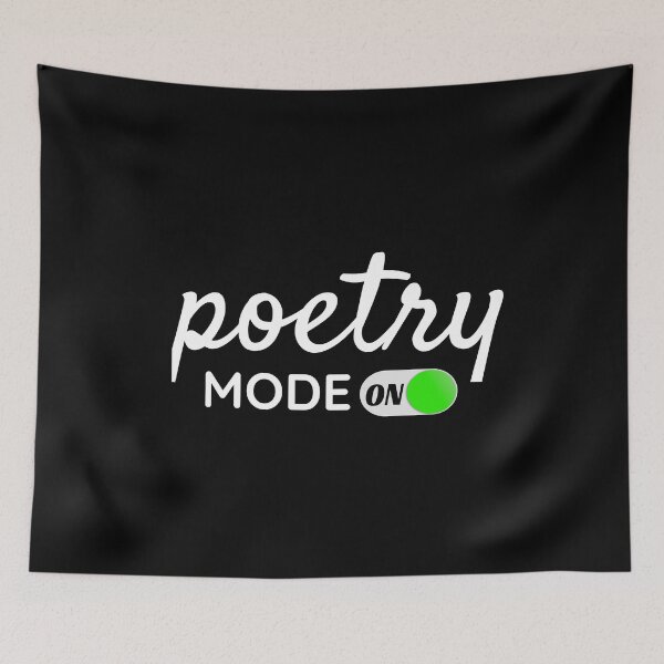 Item preview, Poetry Mode ON designed and sold by jacks-tees.