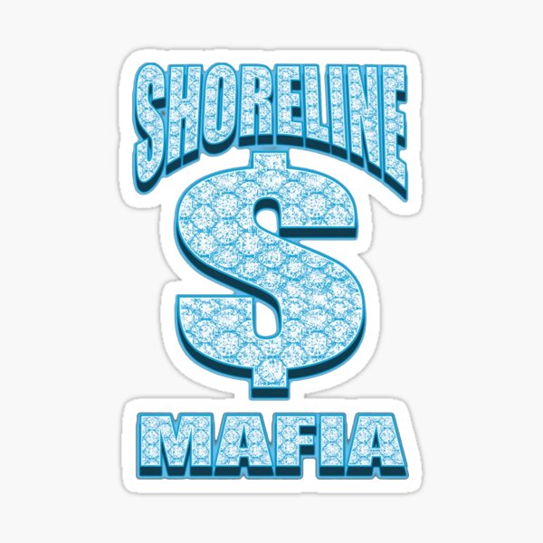 OHGEESY, Shoreline Mafia Blue diamond Sticker