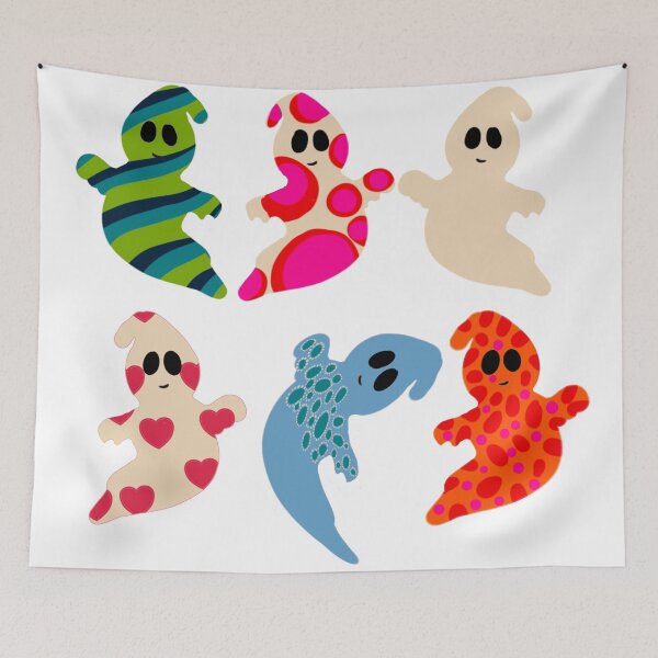 Item preview, Multicolor ghosts designed and sold by TheBWGalerie.