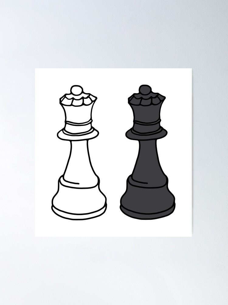 CHESS Isometric Design - NEW Art Chess Games POSTER