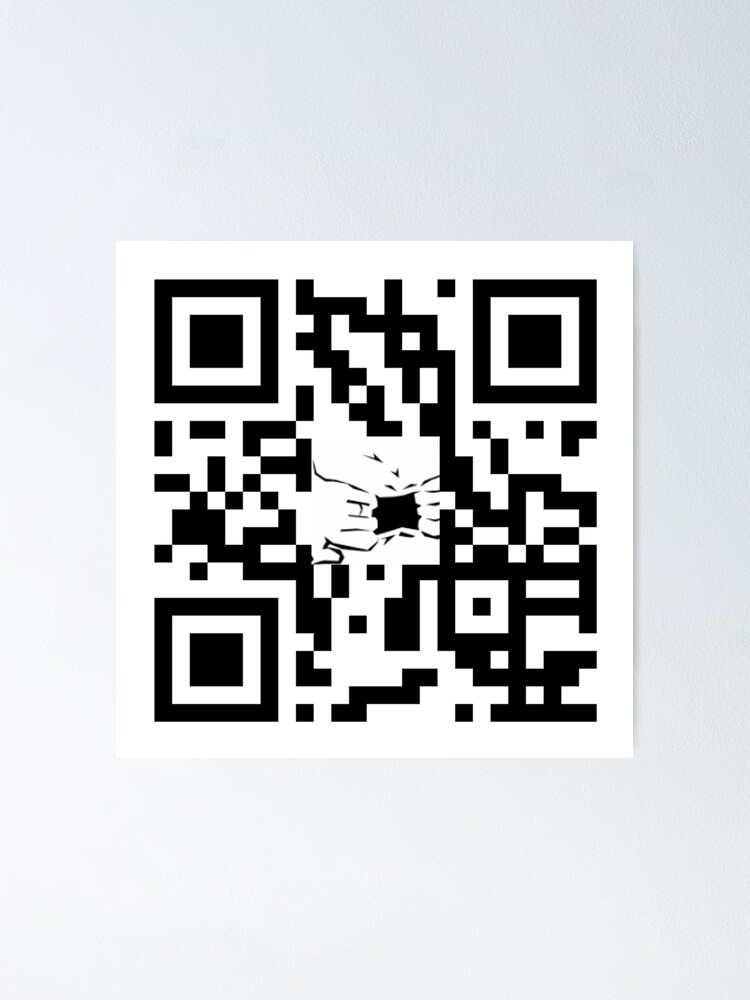 "GOATSE QR Code" Poster for Sale by gungable Redbubble