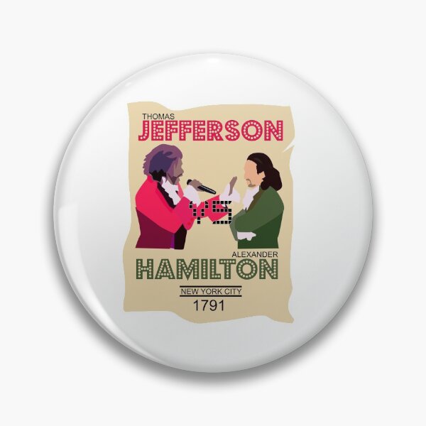 Item preview, Jefferson VS Hamilton. Epic Rap Battles designed and sold by HeardUWereDead.