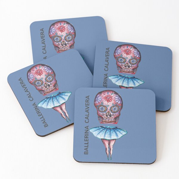 Item preview, BALLERINA CALAVERA by FrankenDuo azure blue designed and sold by FrankenDuo.
