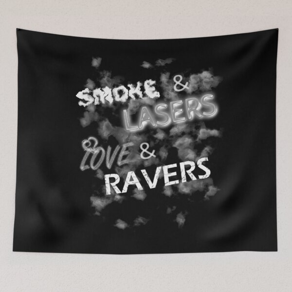 Item preview, Techno Tekk Goa Rave EDM Gift Smoke Raver designed and sold by Stndor.