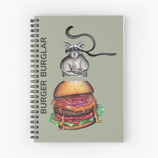 Item preview, BURGER BURGLAR by FrankenDuo grey lemon designed and sold by FrankenDuo.