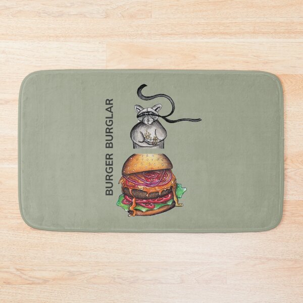 Item preview, BURGER BURGLAR by FrankenDuo grey lemon designed and sold by FrankenDuo.