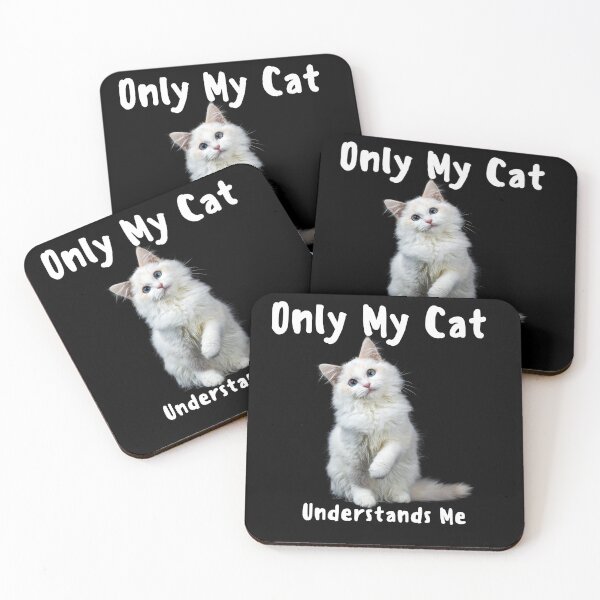 Item preview, Only My Cat Understands Me designed and sold by MoMasry.