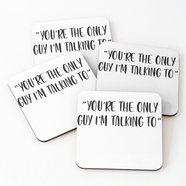 Item preview, You're The Only Guy I'm Talking To - White Lie Party designed and sold by johnta17.