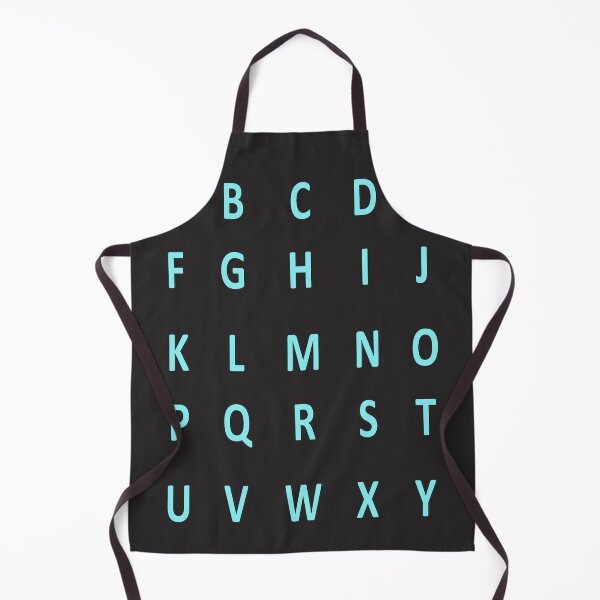 Artikelvorschau, komplettes Alphabet - blau entworfen und verkauft von ZiphGames.