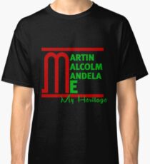 Martin Malcom Mandela Me Classic T-Shirt