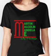 Martin Malcom Mandela Me Women's Relaxed Fit T-Shirt