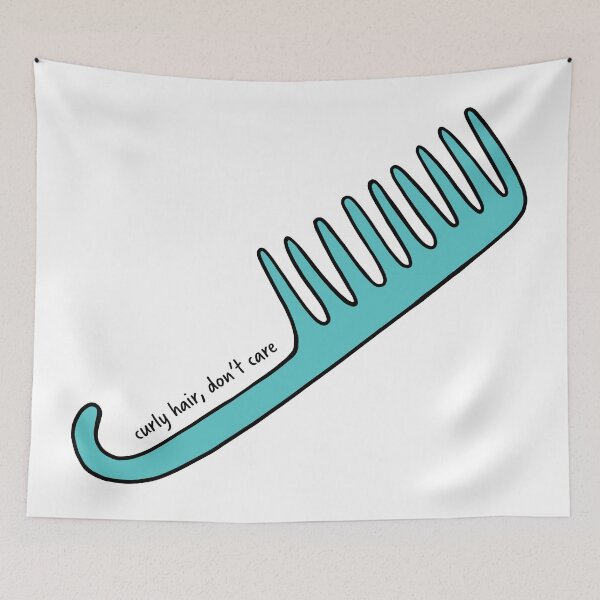 Item preview, Curly Hair, Don't Care Bath Comb designed and sold by murialbezanson.