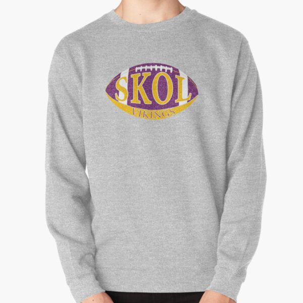 SKOL! Vikings Hoodie Unisex Men's Women's Minnesota Football Sparkly or  Matte Soft Lightweight Hooded Sweatshirt, Light Gray (S, White/Purple  Glitter)