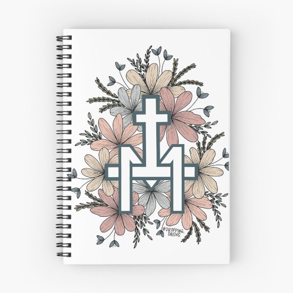 Item preview, Floral Marian Cross designed and sold by droppingdaisies.