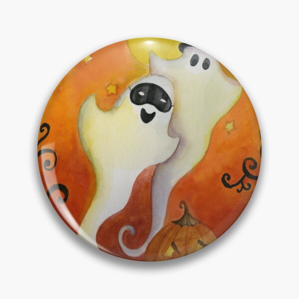 Item preview,  Halloween ghosts and pumpkins  designed and sold by Sue Zipkin.