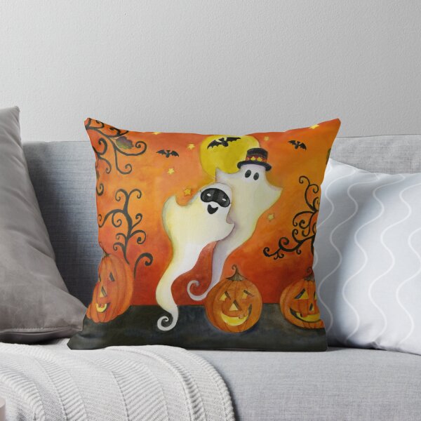 Item preview,  Halloween ghosts and pumpkins  designed and sold by Sue Zipkin.