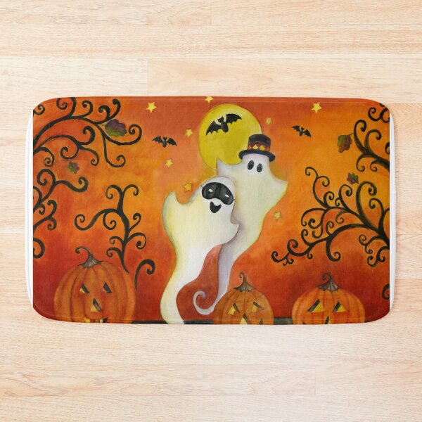 Item preview,  Halloween ghosts and pumpkins  designed and sold by Sue Zipkin.