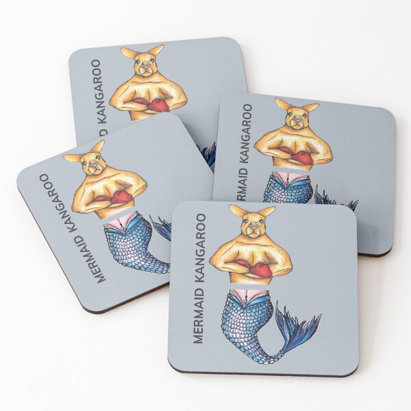 Item preview, MERMAID KANGAROO by FrankenDuo shinto blue designed and sold by FrankenDuo.