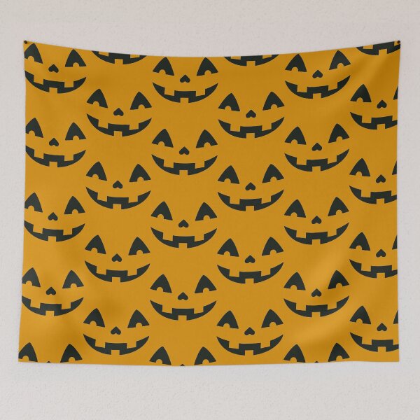 Item preview, Happy Pumpkin Face designed and sold by Midnight Sky Sundry.