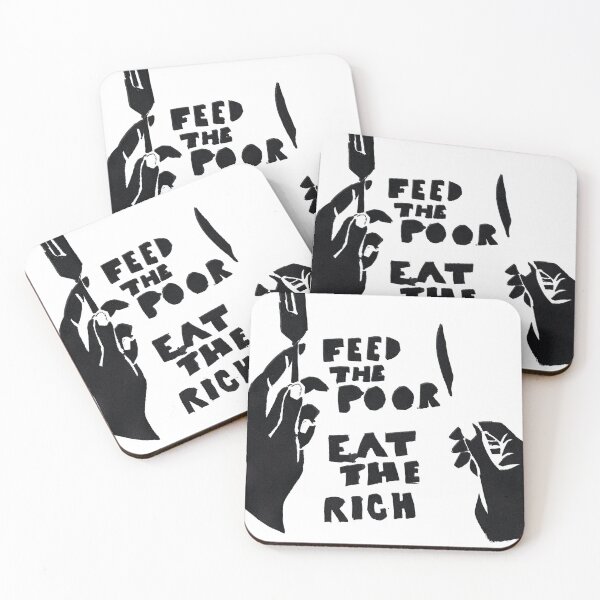 Item preview,  Feed the Poor, Eat the Rich designed and sold by Jude Brzozowski.