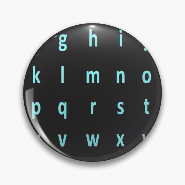 Item preview, complete alphabet - blue designed and sold by ZiphGames.