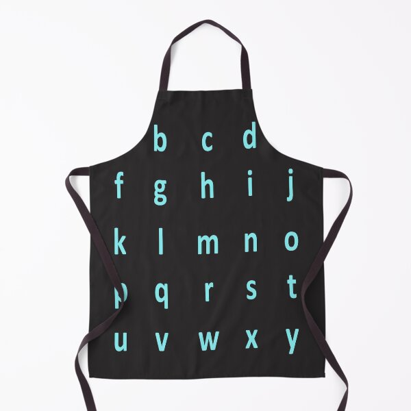 Artikelvorschau, komplettes Alphabet - blau entworfen und verkauft von ZiphGames.