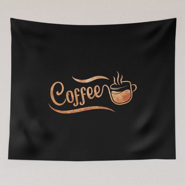 Item preview, Coffee lovers design with brown watercolor effect designed and sold by Crafteez.