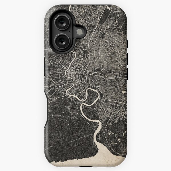 Item preview, Bangkok map ink lines 2 designed and sold by InkMaps.