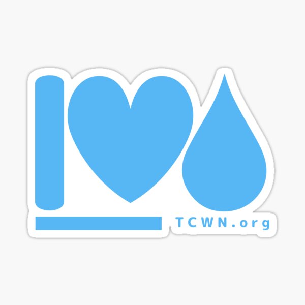 I-HEART-WATER Sticker