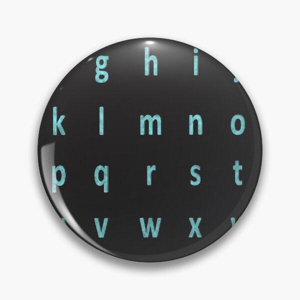 Item preview, complete alphabet - blue suede designed and sold by ZiphGames.