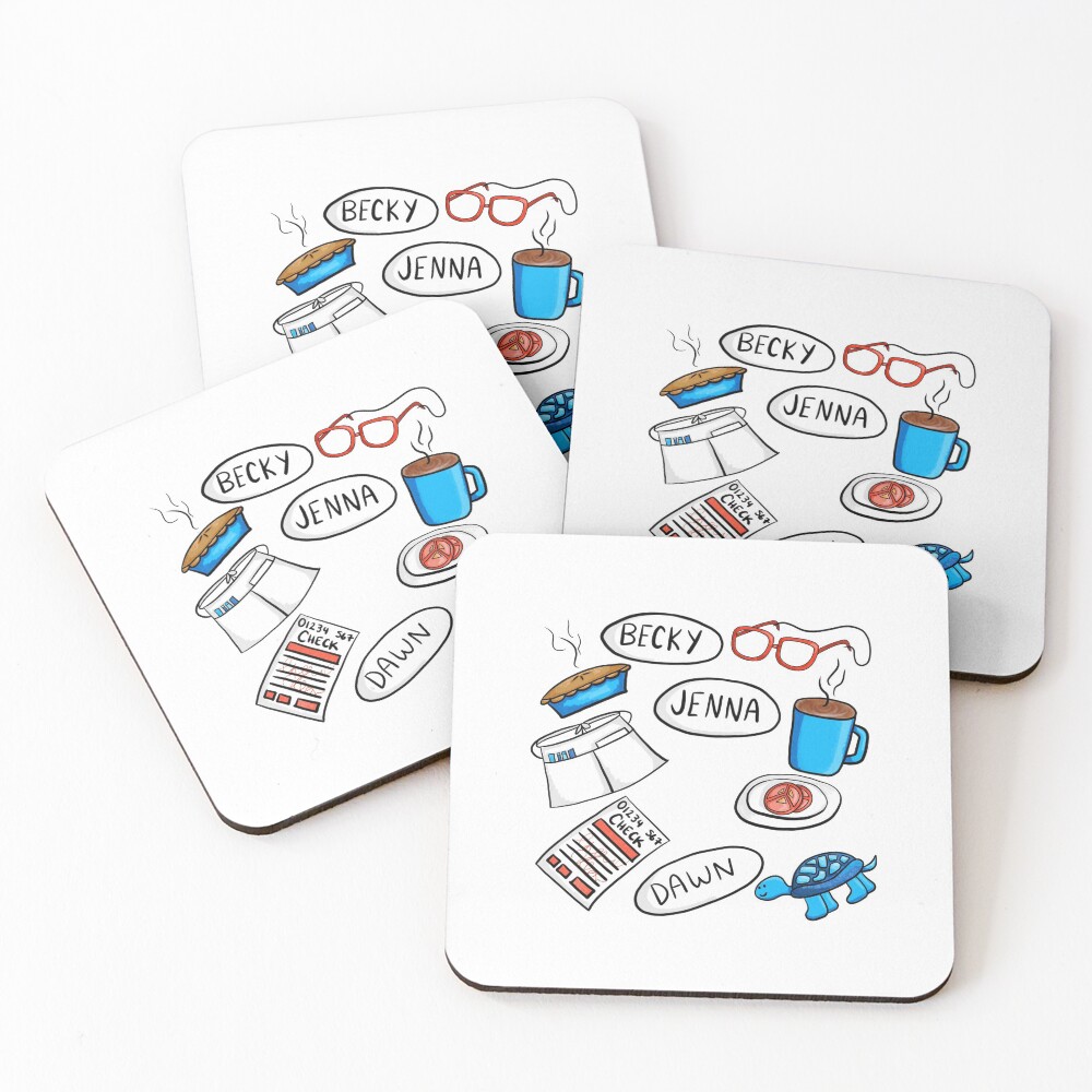 Item preview, Coasters (Set of 4) designed and sold by FranDraws.