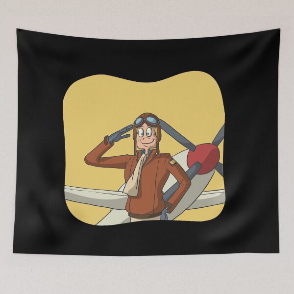 Item preview, Vintage pilot with plane designed and sold by Monkey Ful.