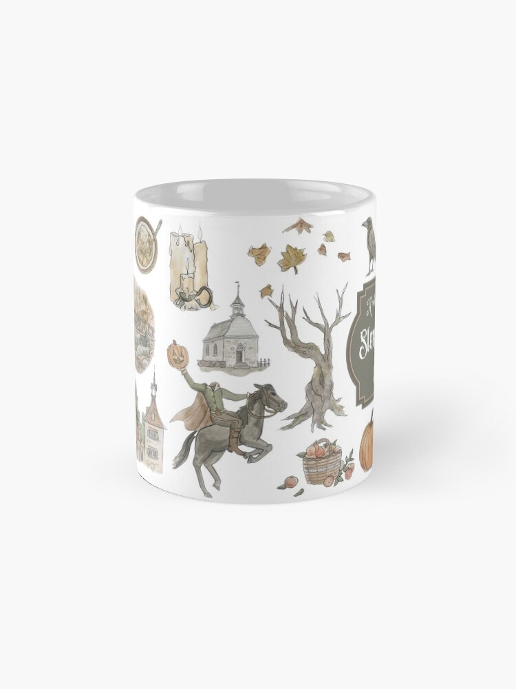 Alternate view of Whimsical Visit to Sleepy Hollow - White Background Mug