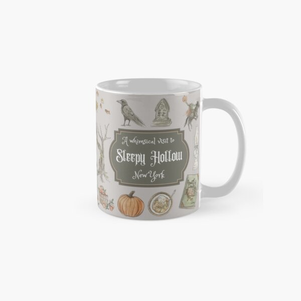 Whimsical Visit to Sleepy Hollow - Grey Background Classic Mug