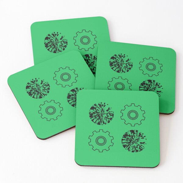 Item preview, Point of view diamond and gear on green background designed and sold by Aura-E.