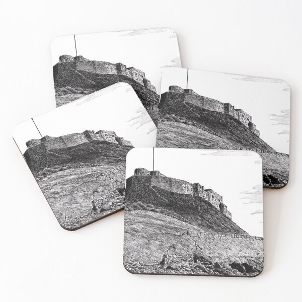 Item preview, 190 - LINDISFARNE CASTLE - DAVE EDWARDS - INK - 1991 designed and sold by BLYTHART.