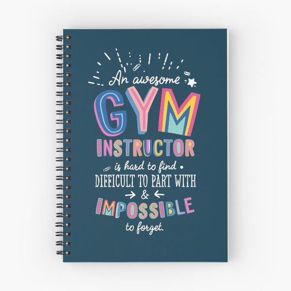 Item preview, An awesome Gym Instructor Gift Idea - Impossible to Forget Quote designed and sold by betternotes.