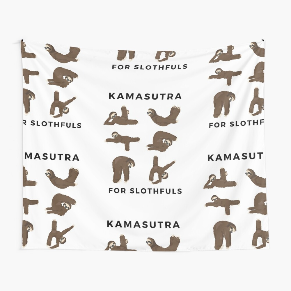 Sloth Kamasutra - for lazy ones | Tapestry