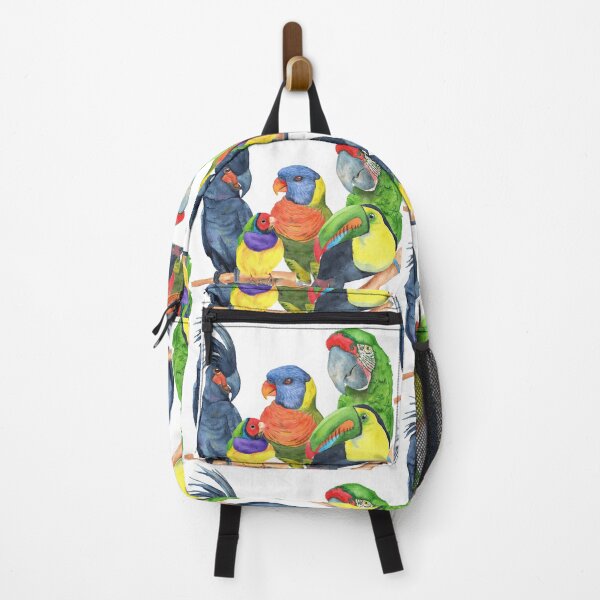 Item preview, parrots bird watercolor toucan finch lory, cockatoo, macaw designed and sold by L'Atelier Oranjade.