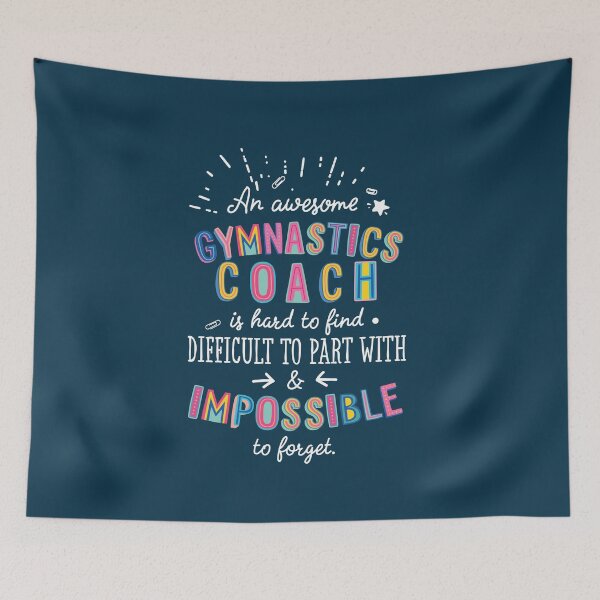 Item preview, An awesome Gymnastics Coach Gift Idea - Impossible to Forget Quote designed and sold by betternotes.