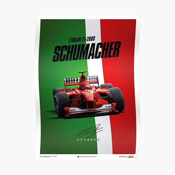 Ferrari F1-2000 - Schumacher Poster