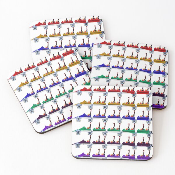 Item preview, Multicolored Dragster Trains designed and sold by HighPointStudio.