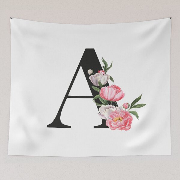 Item preview, Flower letter A designed and sold by Alexandra Mooncake.